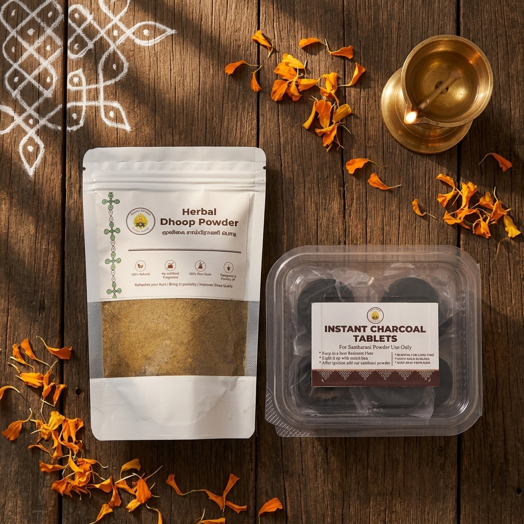 Traditional Herbal Sambrani Combo