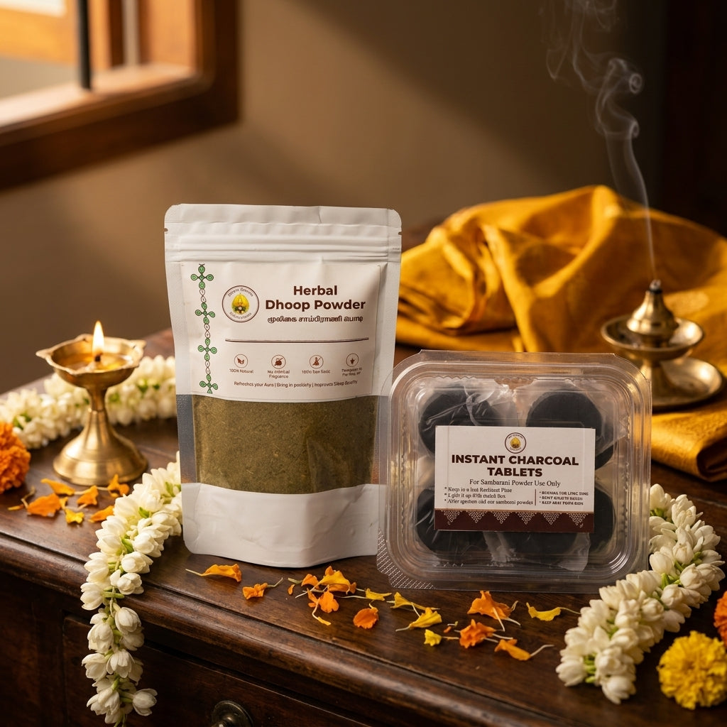 Traditional Herbal Sambrani Combo
