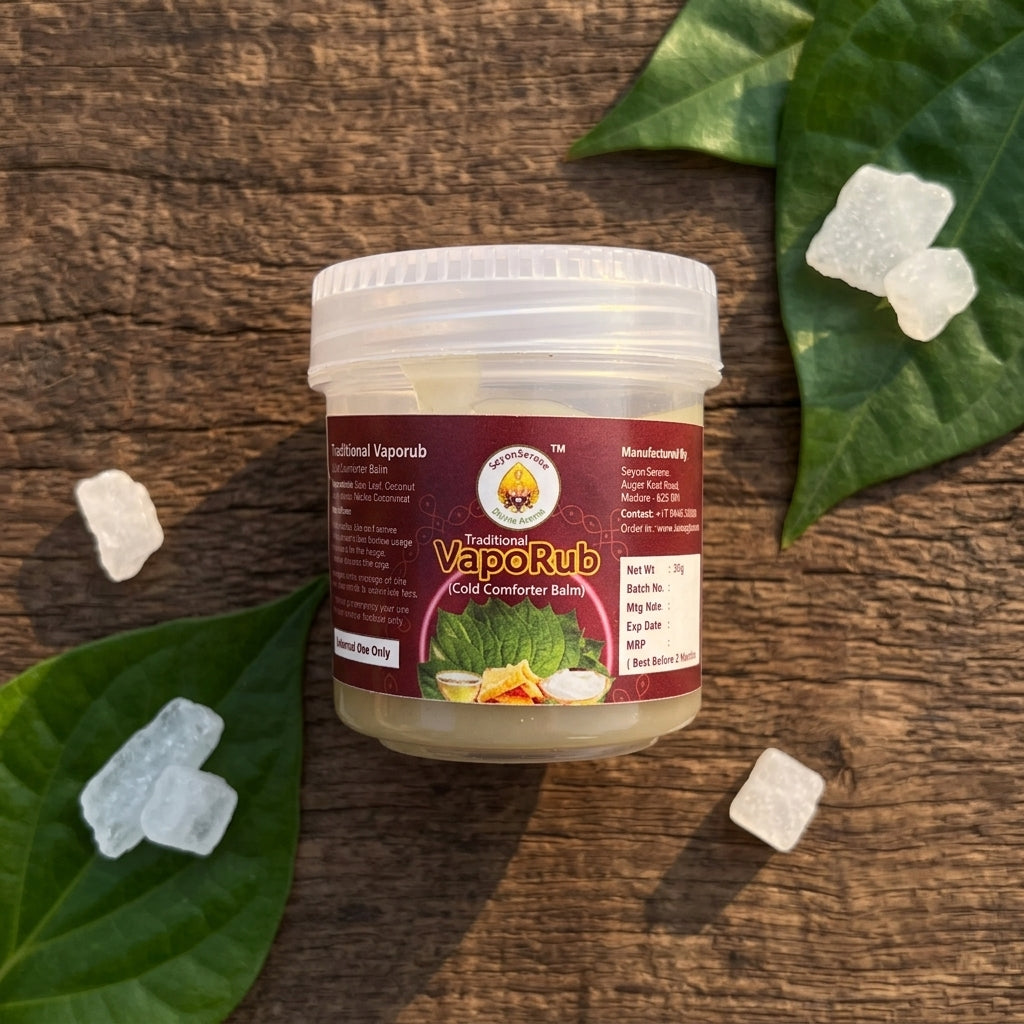Traditional Vapor Rub – Gentle Cold Comfort Balm